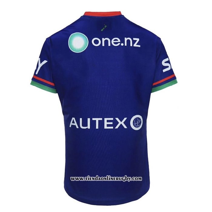 Camiseta Nueva Zelandia Warriors Rugby 2024 Local Azul